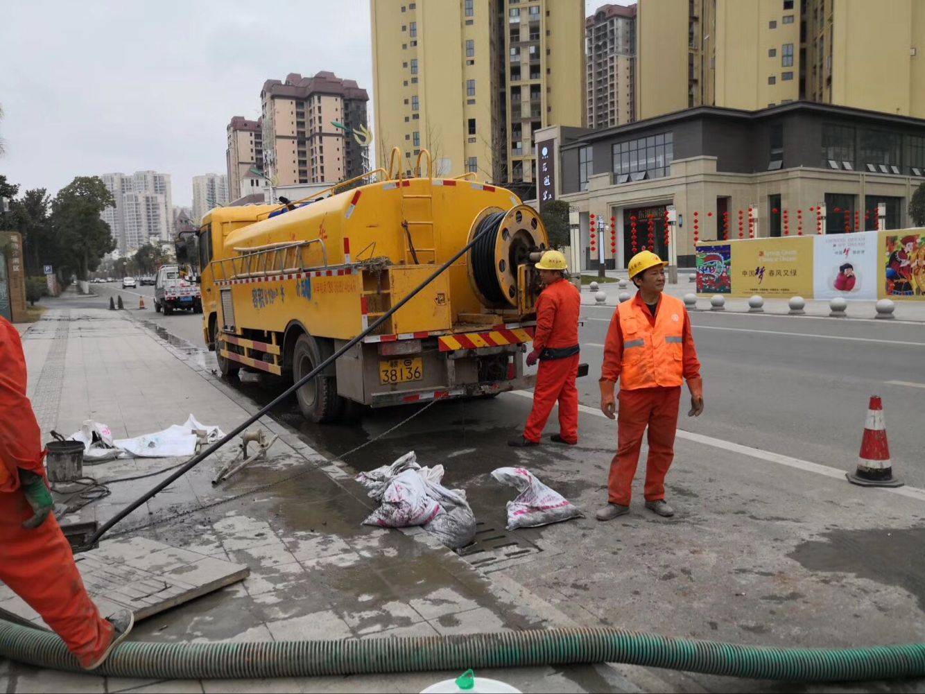 闻喜排污管道清淤-管道清洗
